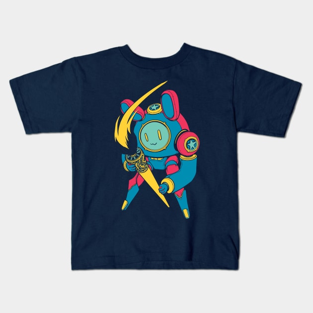 Bunny Bot - Superhero Kids T-Shirt by banditotees